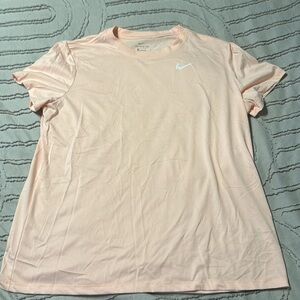 Baby pink Nike top